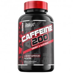 Предтренировочные комплексы и энергетики Caffeine 200, 60капсул 