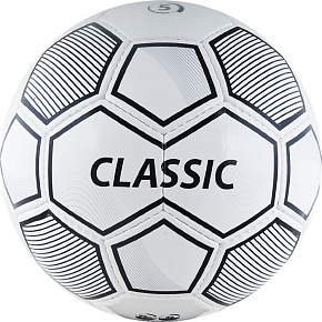 Мяч футб. "Classic" F10615 р.5 32п. PVC 4 подк.слоя ручная сшивка. бело-чёрн. 