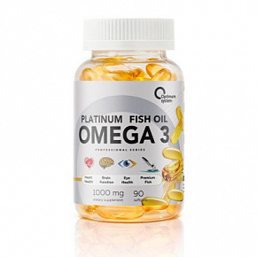 Специальные препараты Omega-3 Platinum Fish Oil  90кап 