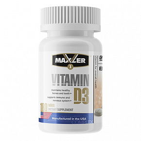Витаминно-минеральные комплексы Vitamin D3 180табл