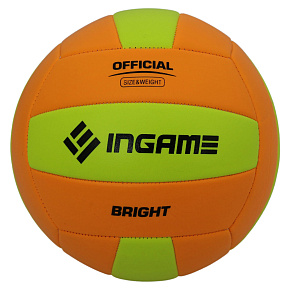 Мяч волейбол. INGAME BRIGHT оранжево-жёлтый 
