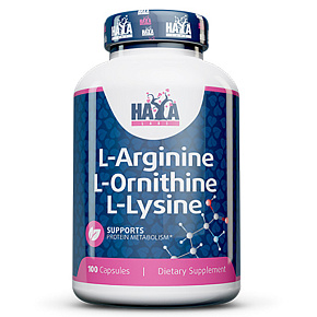 Аминокислоты L-Arginine/L-Ornithine/L-Lysine 100caps 