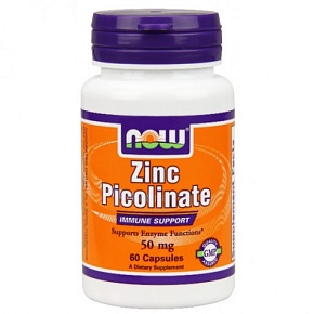 Витаминно-минеральные комплексы Zinc Picolinate 50mg 60caps 1550