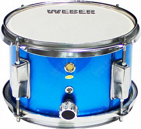 Ударные инструменты Маршевый барабан, детский 8х5 дюймов Weber MPJ-FLAG (синий) 