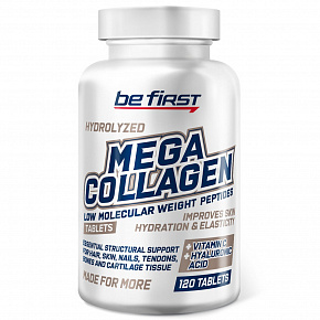 Суставы и связки Mega Collagen Peptides +hyaluronic asid+vitamin C 120таб. 