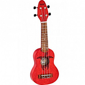 Укулеле (гавайские мини-гитары) Укулеле сопранино K1-RD Keiki, красный 