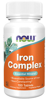 Витаминно-минеральные комплексы Iron Complex 100tabs 1440
