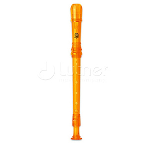 Духовые инструменты Блокфлейта сопрано ASRB-251(YE) Color, жёлтая, барочная система, пластик  