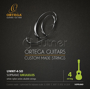 Струны Комплект струн для укулеле UWNY-4SO сопрано 