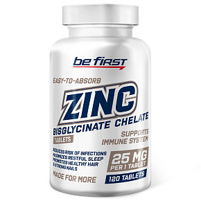 Витаминно-минеральные комплексы Zinc bisglycinate chelate 120таблеток