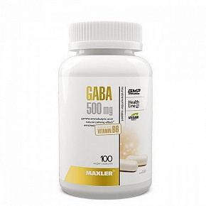 Специальные препараты GABA 500mg  100vcaps. 