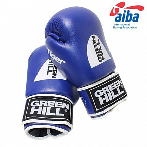 Перчатки бокс кожа TIGER BGT-2010а-EU-1 одобренные Aibа  