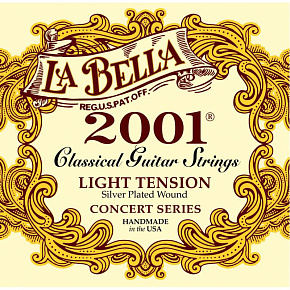 Струны Отдельная 1-я струна для классической гитары 2001-L-Single 2001 Light,  