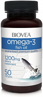 Специальные препараты Omega 3 Фиш Ойл 1200мг  50caps. 2035 