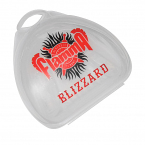 Защита рта (капа) FLAMMA - BLIZZARD с футляром детская MGF-031 прозрачный 