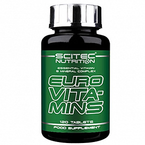 Витаминно-минеральные комплексы Euro Vita-Mins 120 табл