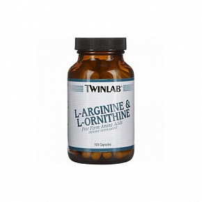 Аминокислоты L-Arginine+L-Ornitine 100капс. бан. 