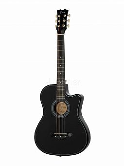 Гитары акустические Акустическая гитара FFG-1038BK , черная, с вырезом 