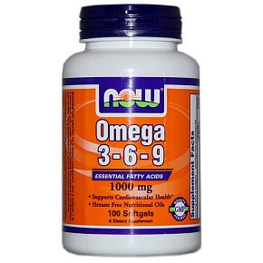 Специальные препараты Omega 3-6-9 1000mg 100softgels 1835 